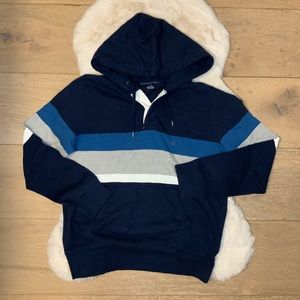 NWOT American Eagle Colorblock  Blue Sweater